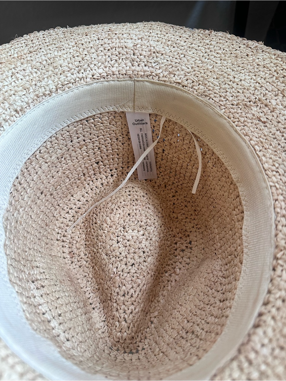 Urban Outfitters Natural Straw Fedora Hat - Picture 4 of 4